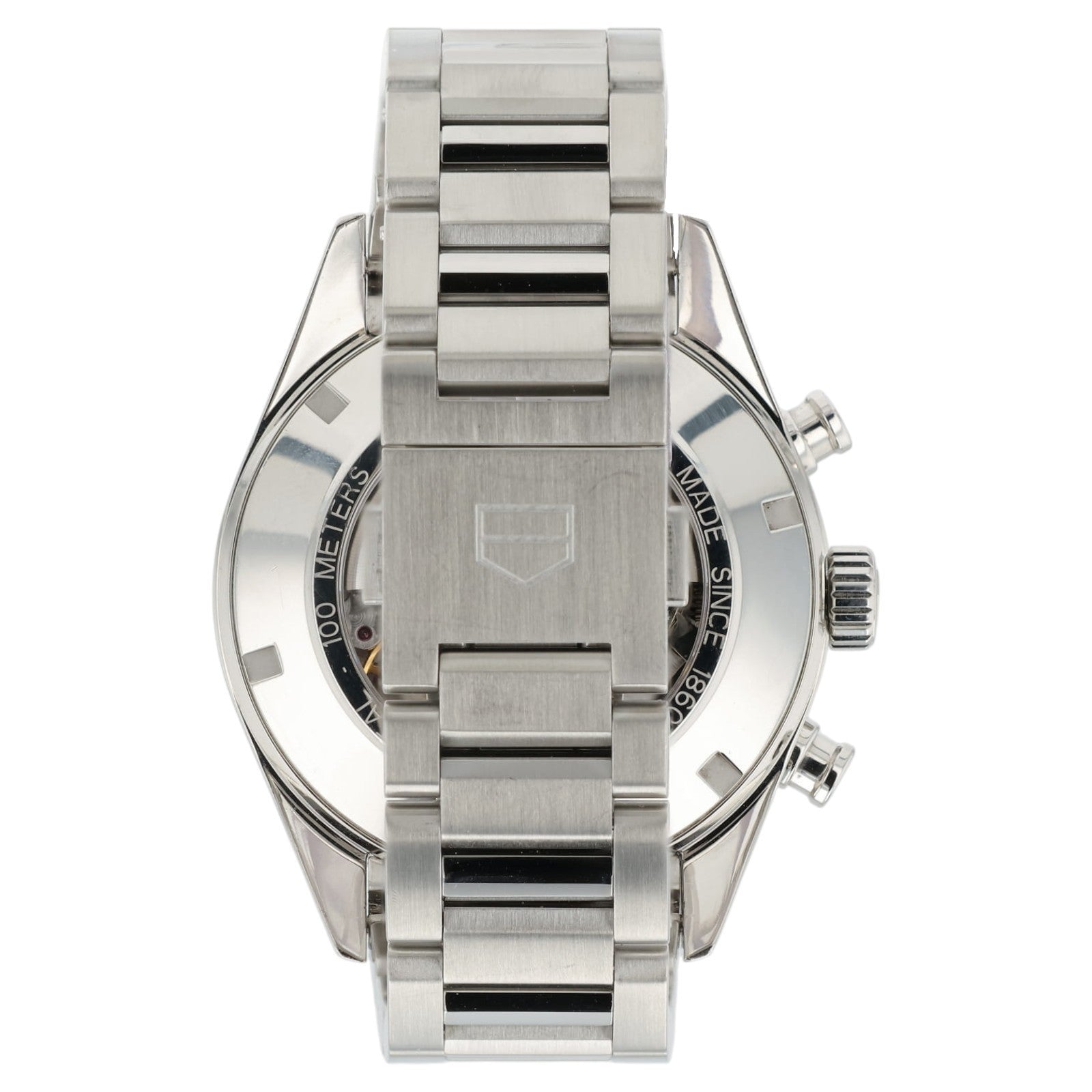 Tag Heuer Carrera Calibre Black Dial Stainless Steel 43mm Automatic Mens CV2A1AB