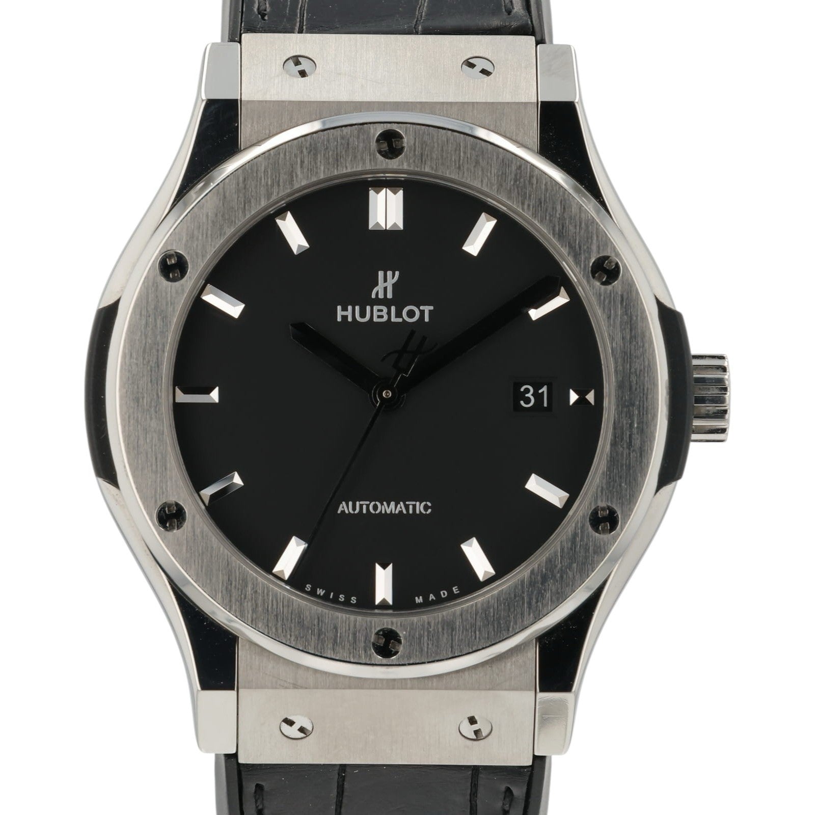 Hublot Classic Fusion Black Dial Titanium 42mm Automatic Men’s 542.NX.1171.RX
