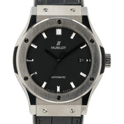 Hublot Classic Fusion Black Dial Titanium 42mm Automatic Men’s 542.NX.1171.RX