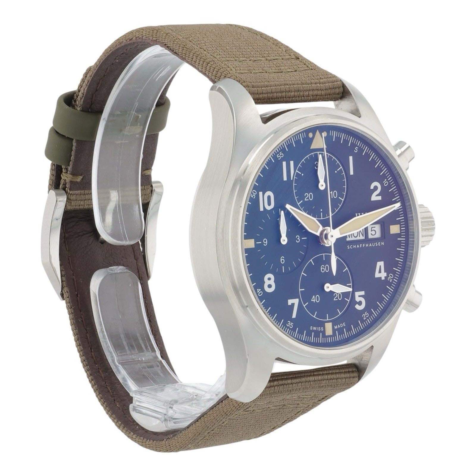 IWC Pilot Spitfire Stainless Steel Black Dial 41mm Automatic Mens Watch IW387901