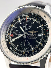 Breitling Navitimer World Steel Black 46mm Automatic Men’s Watch A24322 - B/P