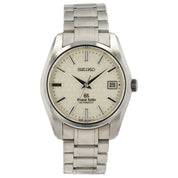 Grand Seiko Heritage Beige Dial Titanium 37mm Automatic Mens Watch SBGR025