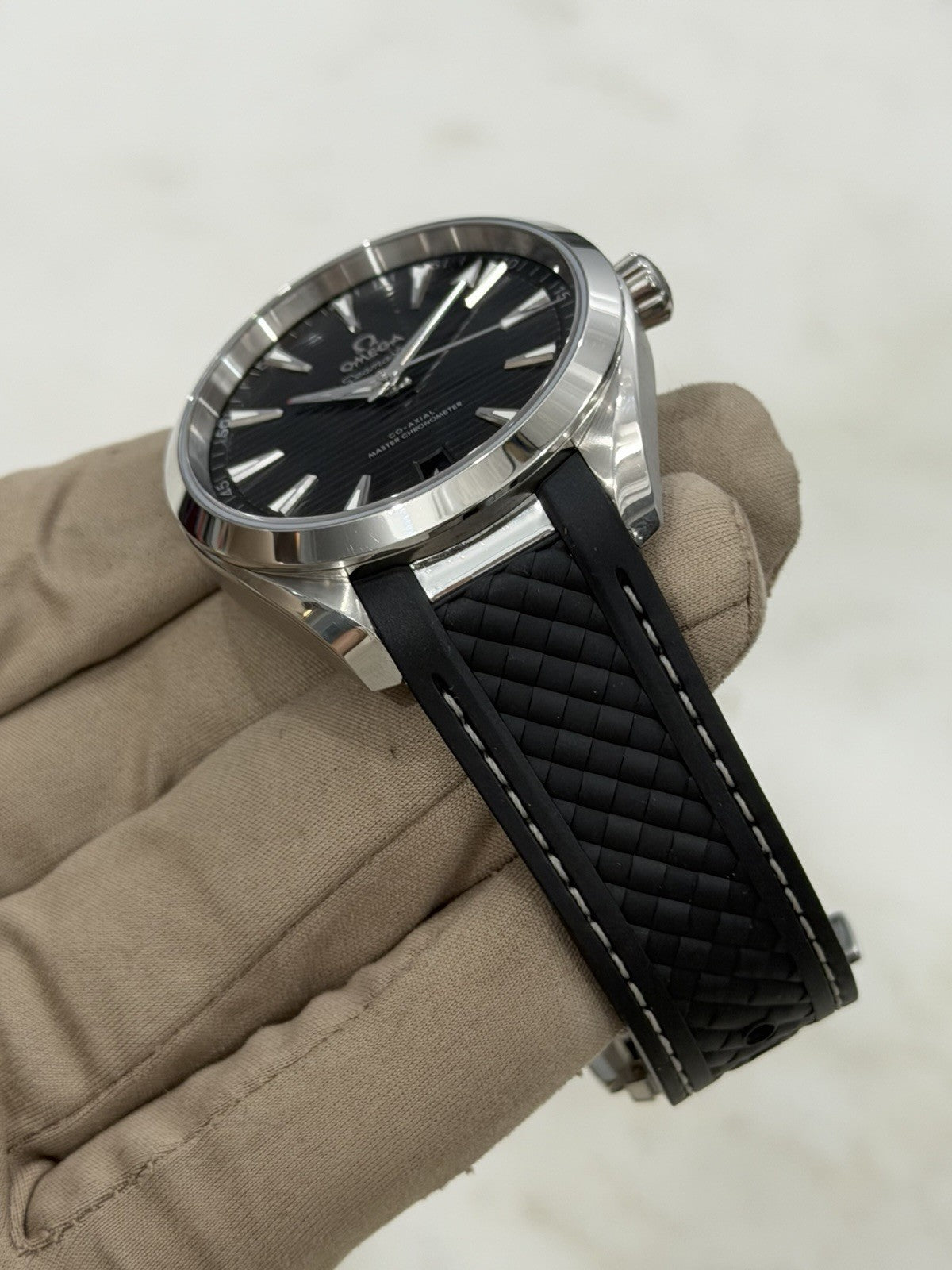 2025 Omega Seamaster Aqua Terra Black Steel 41mm Auto Watch 220.12.41.21.01.001