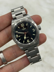 8/2025 Tudor Ranger 39mm Stainless Steel 79950 Black Dial Automatic Mens Watch