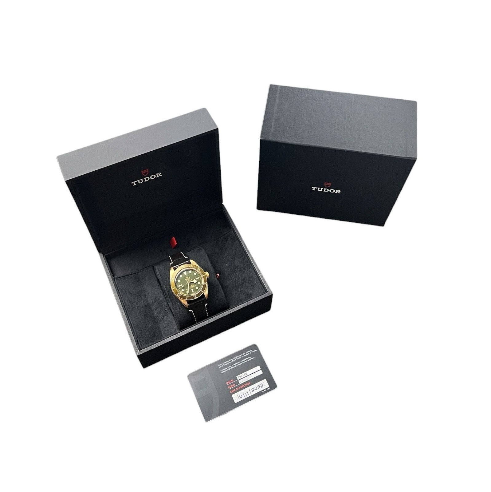 Tudor Black Bay Fifty-Eight Green Dial 18k Gold 39mm Automatic Mens Watch 79018V