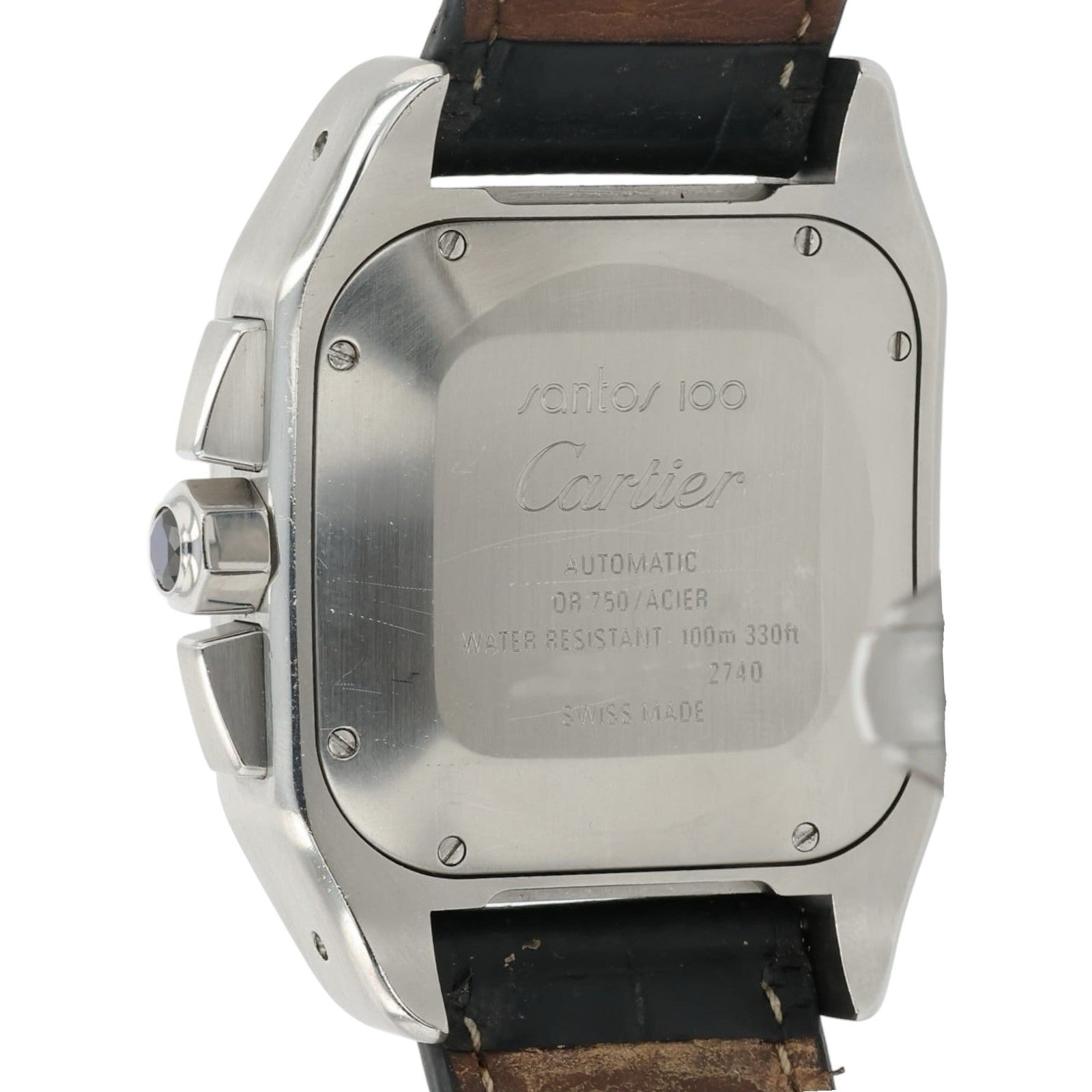 Cartier Santos Gold & Steel Silver Dial 42mm Automatic Men’s Watch W20091X7