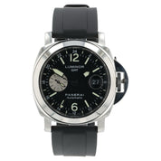 Panerai Luminor GMT Black Dial Stainless Steel 44mm Automatic Mens PAM00088