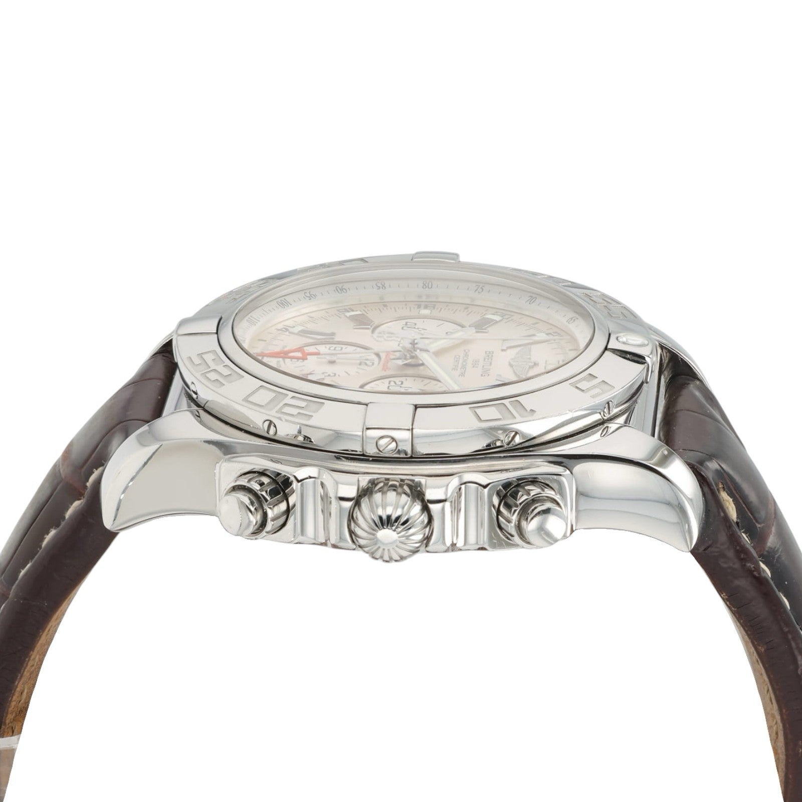 Breitling Chronomat Silver Dial Stainless Steel 47mm Automatic Movement AB0410