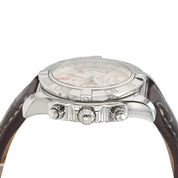 Breitling Chronomat Silver Dial Stainless Steel 47mm Automatic Movement AB0410