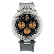 NEW 2025 Bovet Sportster Saguaro Steel Black Dial 46mm Auto Men's Watch SP0483