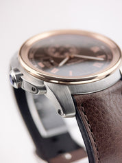 Cartier Calibre De Cartier Gold & Steel Brown Dial 42mm Automatic Men’s W7100051