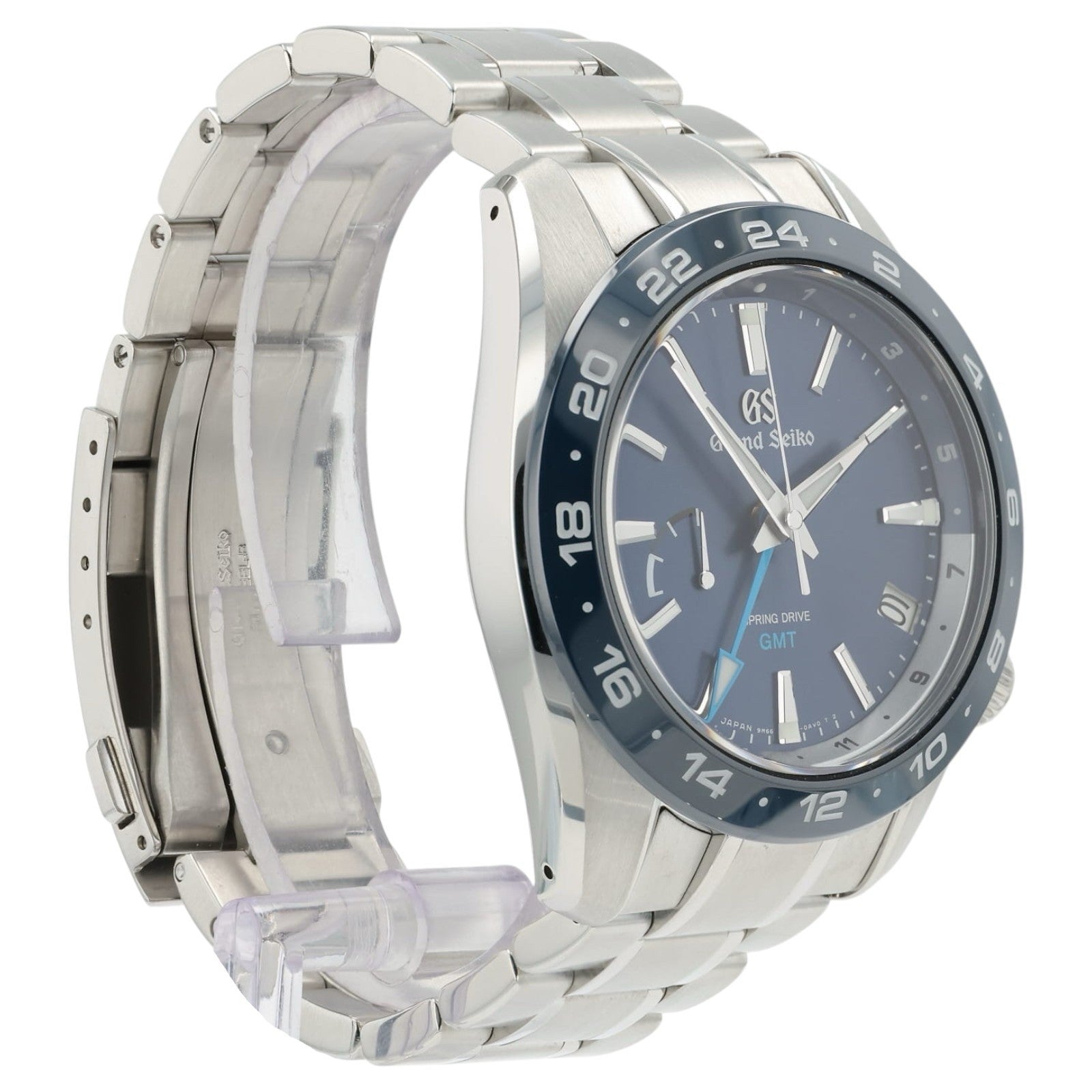 Grand Seiko Spring Drive Blue Dial Stainless Steel 40mm Automatic Men’s SBGE255