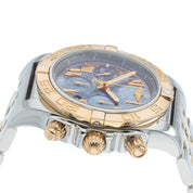 Breitling Chronomat 18k Rose Gold & Steel MOP Dial 44mm Automatic Men’s CB0110