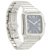 Cartier Santos Blue Dial Stainless Steel 39x40mm Automatic Mens Watch WSSA0030