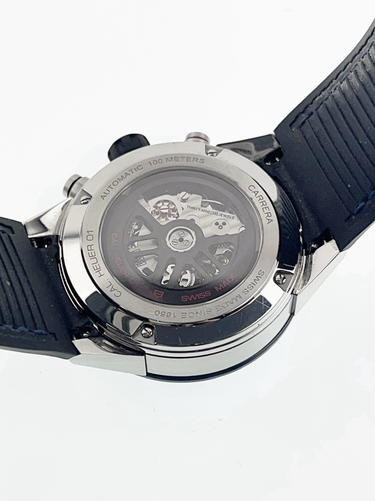 Tag Heuer Carrera Stainless Steel Blue Dial 43mm Automatic Men’s Watch CAR201T