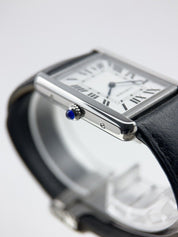 Cartier Tank Solo Quartz Movement 27x37mm Silver Dial WSTA0028 Stainless Steel