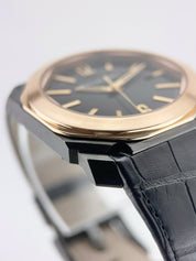 Bulgari Octo 18k Rose Gold Black Dial 41mm Automatic Men’s Watch BGOP41SG