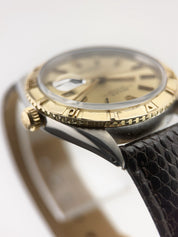 Rolex Datejust Turn-O-Graph Gold & Steel Champagne Dial 36mm Automatic Mens 1625