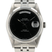 Tudor Prince Date-Day Black Dial Stainless Steel 36mm Automatic Men’s 76200