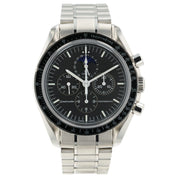 Omega Speedmaster Black Dial Steel 42mm Manual Wind Mens Moonphase 3576.50.00