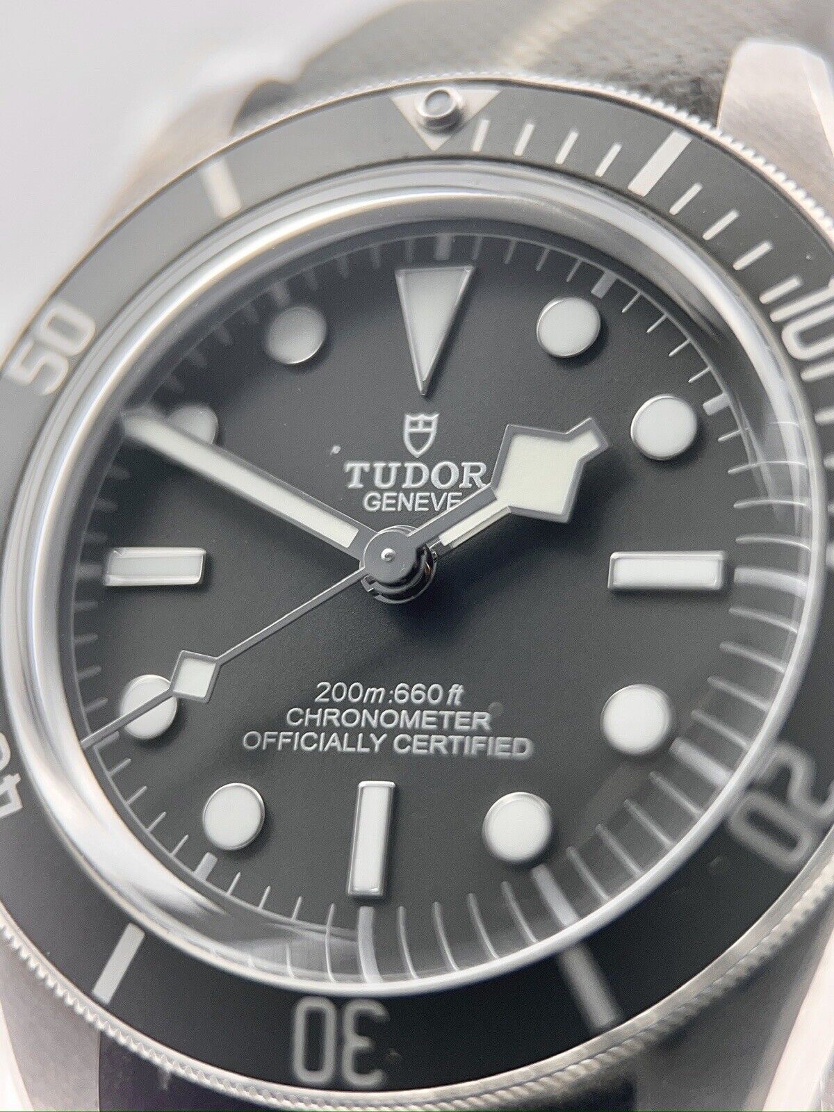 Tudor Black Bay Fifty-Eight Grey Dial Men's .925 Silver Watch Ref 79010SG B&P