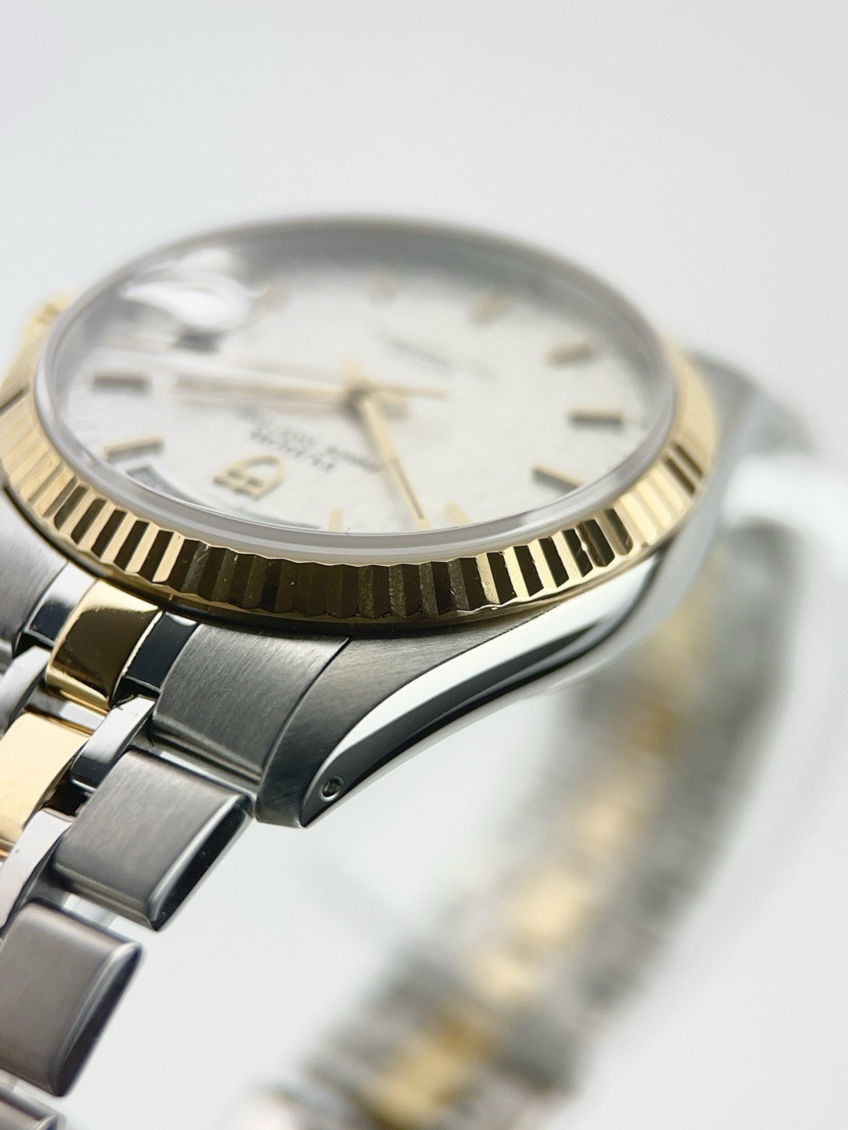 2019 Tudor Date Day Gold & Steel Silver Dial 36mm Men's Watch 76213 - Box/Papers