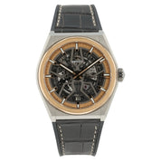 Zenith Defy Skyline Skeleton Dial 18k Rose Gold & Titanium 41mm Mens 87.9001.670