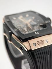 Hublot Spirit Of Big Bang 18k Rose Gold Skeleton Dial 42mm Auto 642.OM.0180.RX