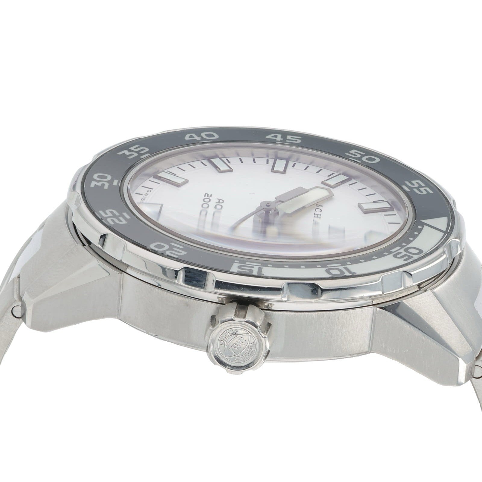 IWC Aquatimer Stainless Steel White Dial 44mm Automatic Mens Watch IW356809