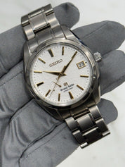 2012 Grand Seiko Spring Drive Titanium Gold Snowflake 41mm Men's Watch SBGA059