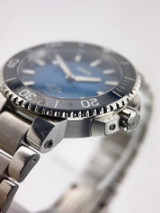 Oris Aquis Date Cal 400 Stainless Steel Blue Dial 41.5mm Automatic Watch 7769
