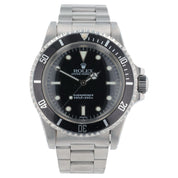 Rolex Submariner Stainless Steel Black Dial 40mm Automatic Mens Watch 5513