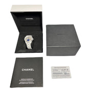 CHANEL J12 Moon Phase de Lune 38mm H3404 Auto White Ceramic Watch w/ Box Papers