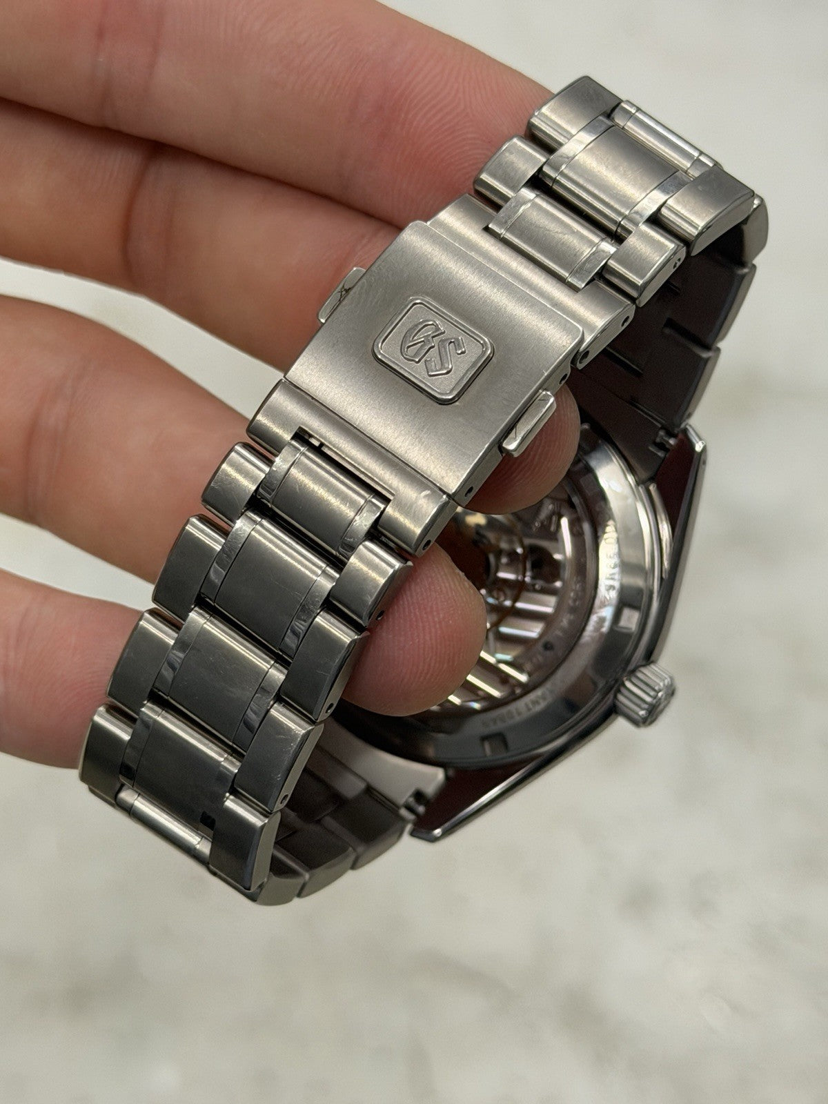 Grand Seiko Heritage Collection “Shunbun” Pink Dial Titanium 40mm Watch SBGA413