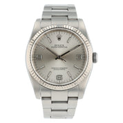 Rolex Oyster Perpetual Stainless Steel Silver Dial 36mm Automatic Men’s 116034