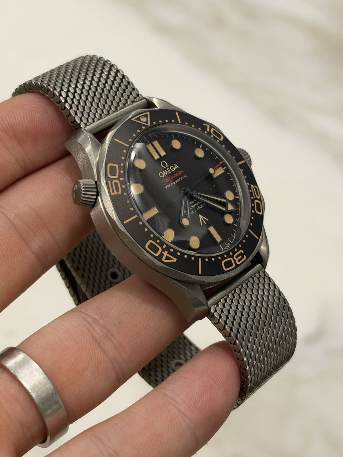 2020 Omega Seamaster NTTD James Bond No Time To Die Watch 210.90.42.20.01.001