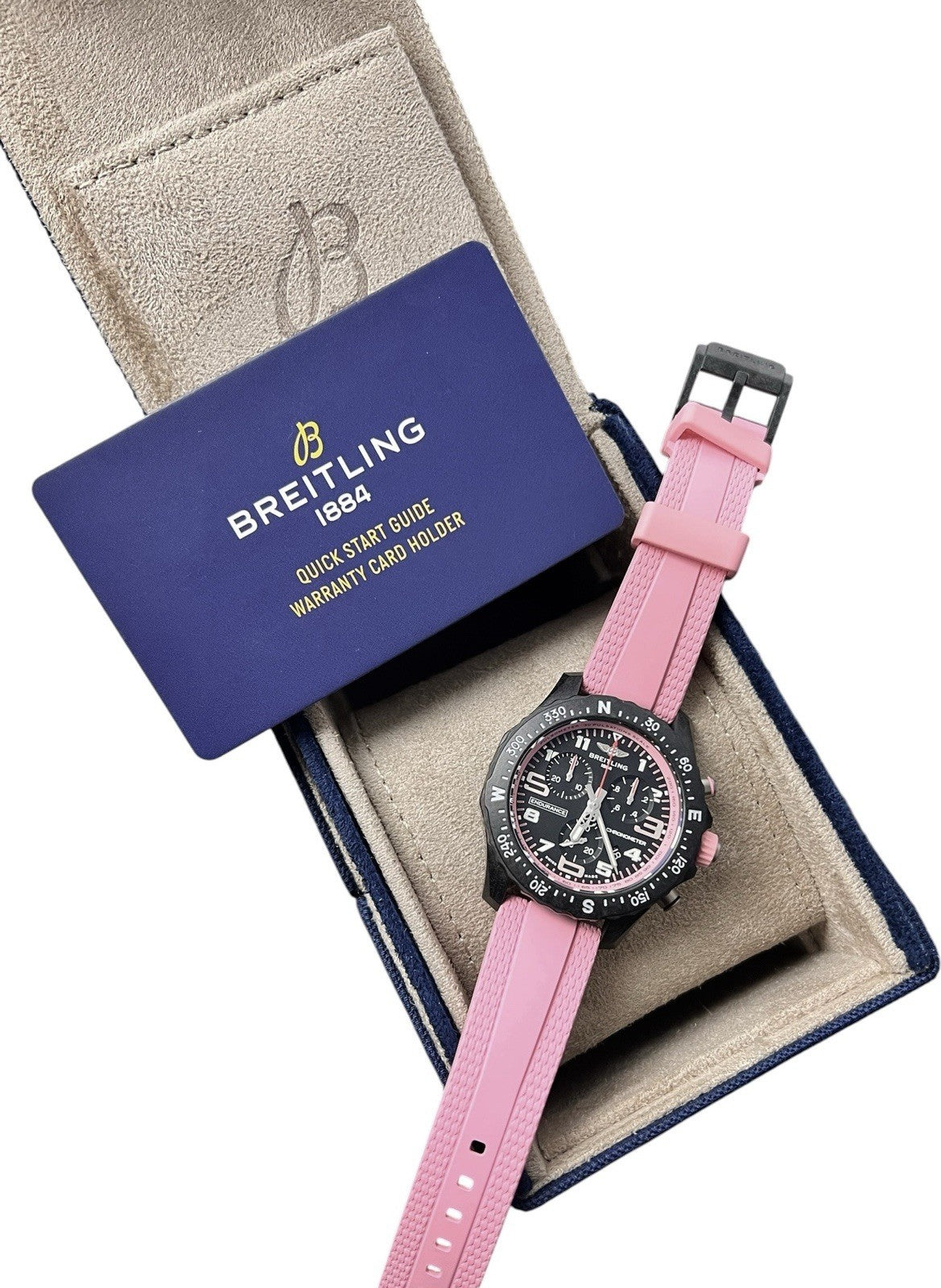 Breitling Endurance Black Dial Breitlight Case 38mm Quartz Unisex Watch X83310