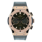 Hublot Classic Fusion 18k Rose Gold Green Dial 45mm Automatic 521.OX.8980.LR