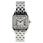 Cartier Panthere Silver Dial Stainess Steel 27mm Quartz Womens Watch W4PN0008