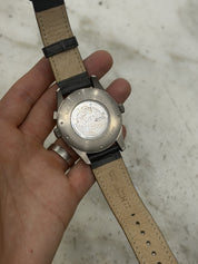 Girard Perregaux World Time Titanium Chronograph Automatic 4980 Watch - AS IS