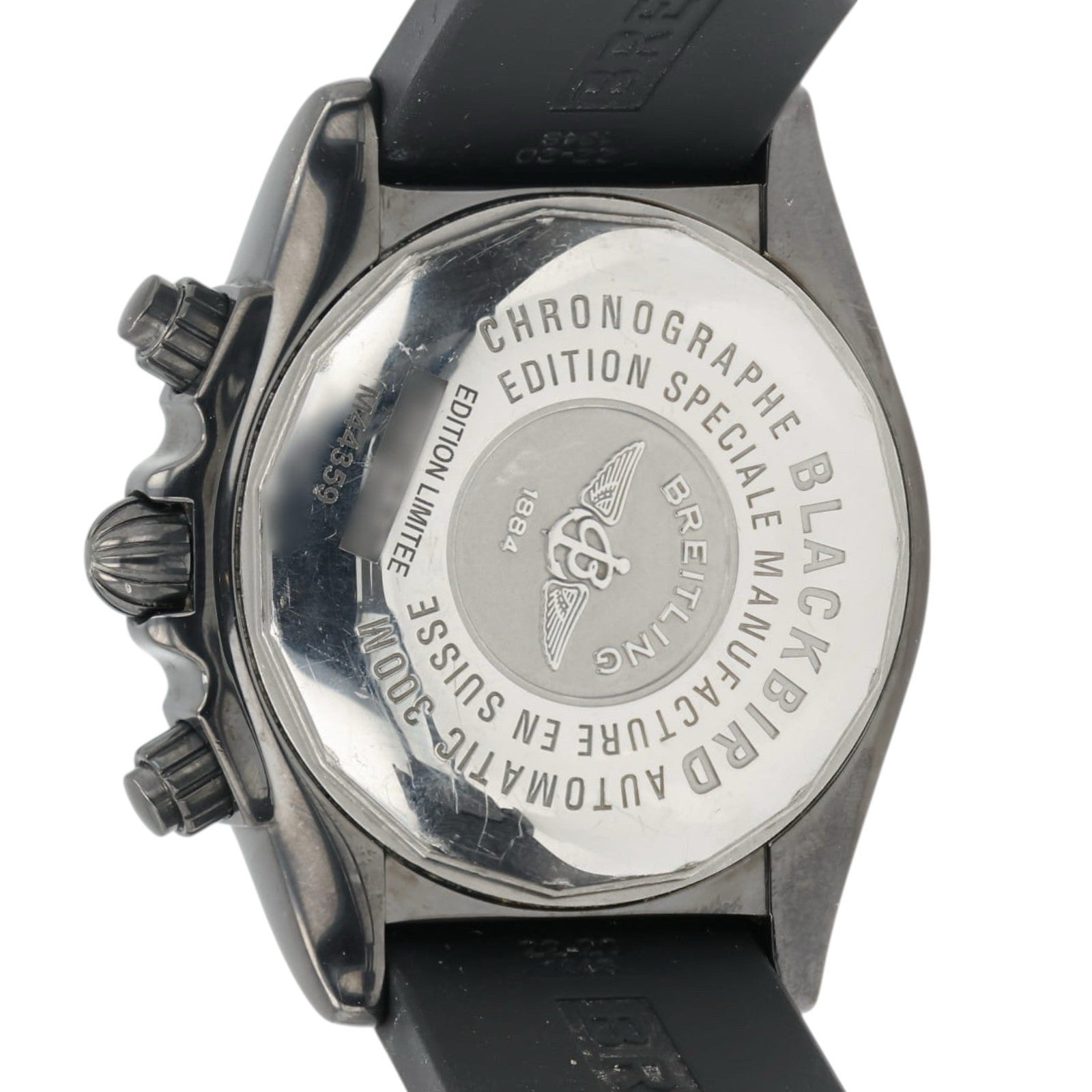 Breitling Avenger Blackbird Black Dial Stainless Steel 44mm Automatic M44359