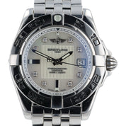 Breitling Windrider Cockpit Mother Of Pearl Dial Steel 32mm Quartz Watch A71356