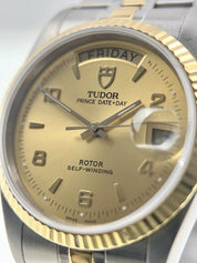 Tudor Prince Date Day Two Tone 36mm Champagne Dial Automatic Men’s Watch 76213