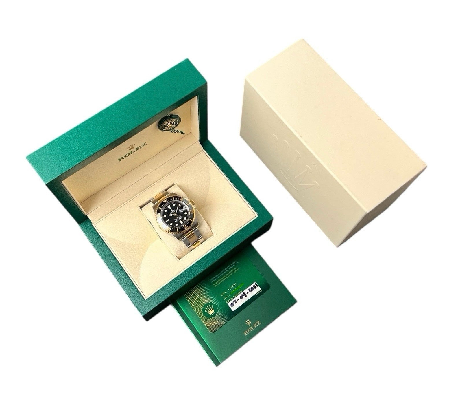 Rolex Sea-Dweller Gold & Steel Black Dial 43mm Automatic Movement Men’s 126603