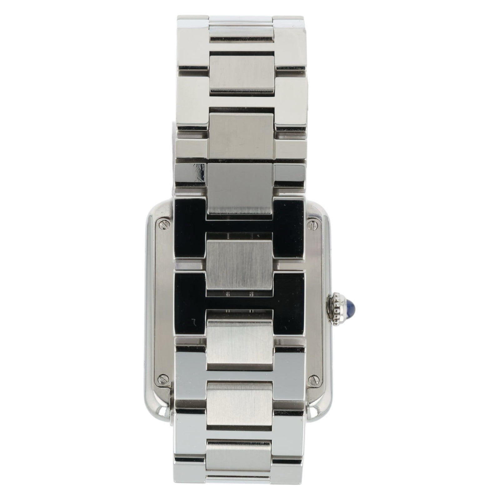Cartier Tank Solo Silver Dial Stainless Steel 24mm Quartz Women's Watch W5200013