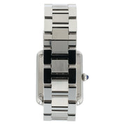 Cartier Tank Solo Silver Dial Stainless Steel 24mm Quartz Women's Watch W5200013