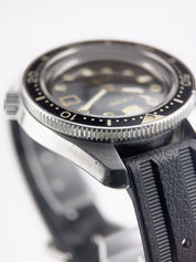 Seiko Stainless Steel Black Dial 44mm Automatic Movement Mens Watch 6159-7000