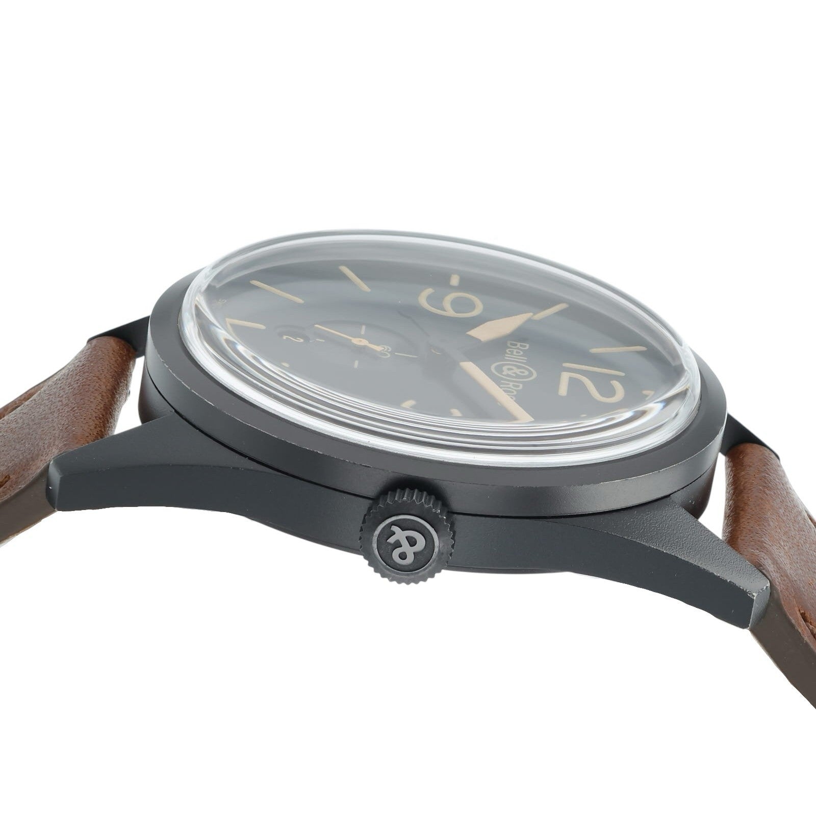 Bell & Ross Vintage Stainless Steel Black Dial 41mm Automatic Mens Watch BR123
