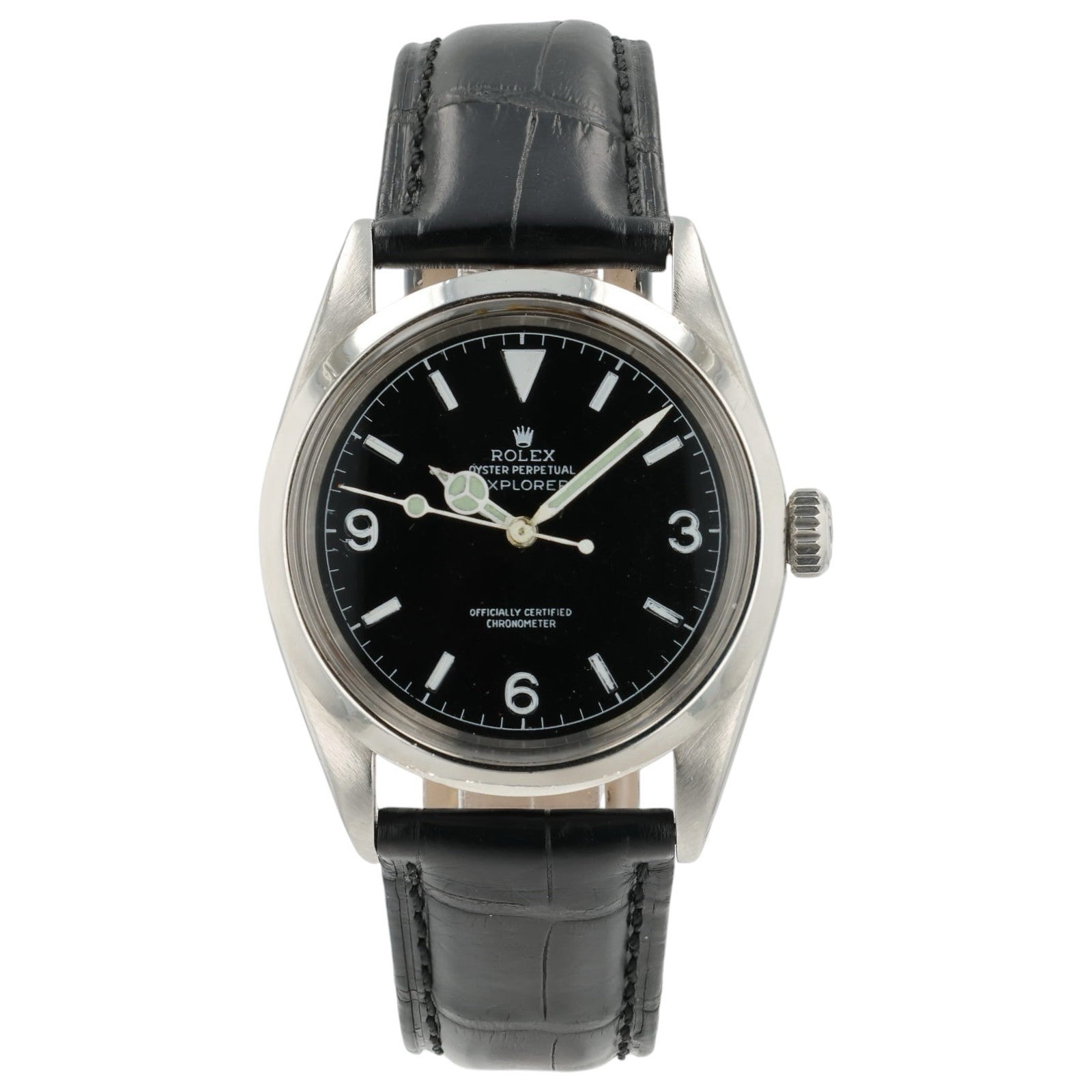 Rolex Explorer Black Dial Stainless Steel 36mm Automatic Movement Men’s 1016