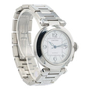Cartier Pasha C White Dial Stainless Steel 35mm Automatic Men’s Watch W31074M7